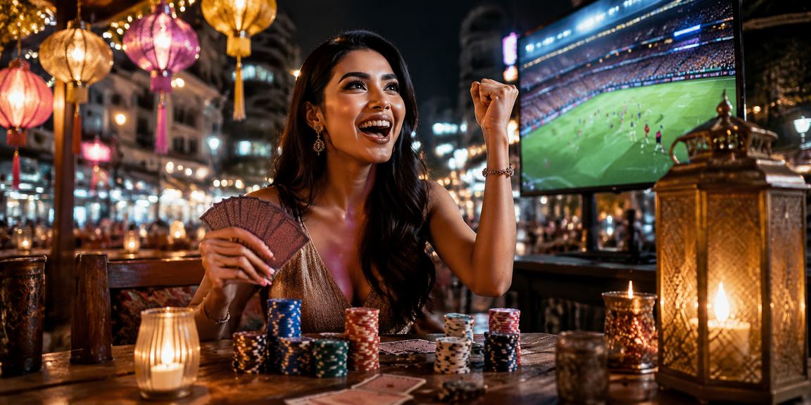 Pemain poker di Kuala Lumpur membaca strategi dan odds permainan dalam talian dengan teliti sebelum membuat keputusan